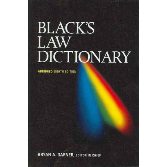 Pre-Owned Black's Law Dictionary (Paperback) 0314158634 9780314158635