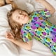 thumbnail image 5 of Balery Graffiti Pineapples Conjunto de Pijama Infantil de Manga Corta con Estampado – Ropa de Dormir de Algodón Suave-XX-Large, 5 of 6