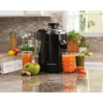 Hamilton Beach HealthSmart Juice Extractor and Electric Juicer, Black