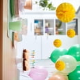 thumbnail image 3 of Juego de pompones de papel Amarillo Yuarrent 7,8 pulgadas para fiesta de cumpleaños decoraciones, 3 of 6