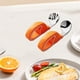 thumbnail image 4 of Juego de cucharas de color naranja - Juego de cubiertos de acero inoxidable de entrenamiento de cuchara y tenedor con mango corto para aprender a coger con la cuchara, 4 of 6
