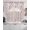White, variant on Pink Beige Flowers Swag Curtains for Living Room/Bedroom Windows, Spring Floral Elegant Pastoral Rustic Kitchen Curtains and Valances Set 36 Inch Length, Light Filtering Swags Valance Curtain Panels
