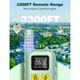 thumbnail image 3 of Dog Training Collar with Remote Ft in Dog Shock Collar with Beep Vibration Shock & Double Static Warnings IPX Bark Collar for All lbs Medium Large Dogs ( ), 3 of 6