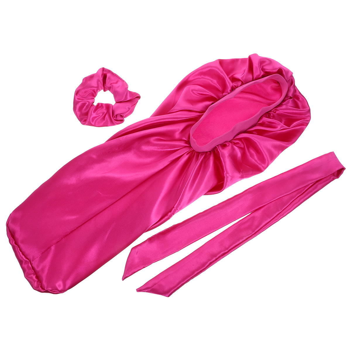 1 Set of Headband Sleep Curly Hair Hat Silk Ribbon Sleep Cap Delicate Satin Hat Female Sleep Hat