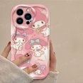 thumbnail image 3 of Funda de teléfono con dibujos animados Kuromi Kiity Melody Pochacco para iPhone, 16, 15, 14, 13, 12, 11 Pro, XS, Max, XR, X, 7, 8, 6, 6s Plus, SE, 3 of 5