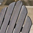 thumbnail image 5 of GDF Studio Cara Outdoor Acacia Wood Adirondack Rocking Chair, Dark Gray, 5 of 9