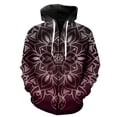 thumbnail image 1 of Sudadera con capucha y cremallera de mandala para hombre y mujer, con estampado 3D, divertida, de manga larga, estilo informal, unisex, estilo hip hop, para primavera, 1 of 6