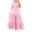 Pink, variant on Xihbxyly Women Dress Summer Solid Color Off the Shoulder Maxi Dress Leisure Slim Fit Short Sleeve Sundress
