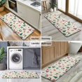 thumbnail image 6 of Beige Christmas Santa Pattern Kitchen Rug Mat,Kitchen Runner Rugs Non Skid Washable,Decorative Kitchen Floor Mats for Kitchen,Sink,Laundry,17"x47.2", 6 of 7