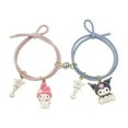 thumbnail image 6 of 2Pcs Elastic Rope Paired Bracelet Magnetic Couple Charms PBaiTrenddant FriBaiTrenddship Bracelet Fashion Jewelry Accessories for WomBaiTrend Girls, 6 of 7