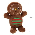 thumbnail image 5 of LINASHI Gingerbread Pillow Christmas Plush Cute Christmas Tree Gingerbread Man Pillow Soft Sofa Cushion Ornament Fluffy Cartoon Stuffed Pillow Toy Holiday, 5 of 8