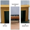 thumbnail image 3 of CIMAXIC Mini Fireplace 1 Set Realistic Mini Fireplace Creative Mini Firewood Pile Fireplace Model,4.8"X2.95"X1.38", 3 of 4