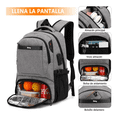thumbnail image 2 of Mochila Belug  De Almuerzo Portátil Gris, 2 of 5