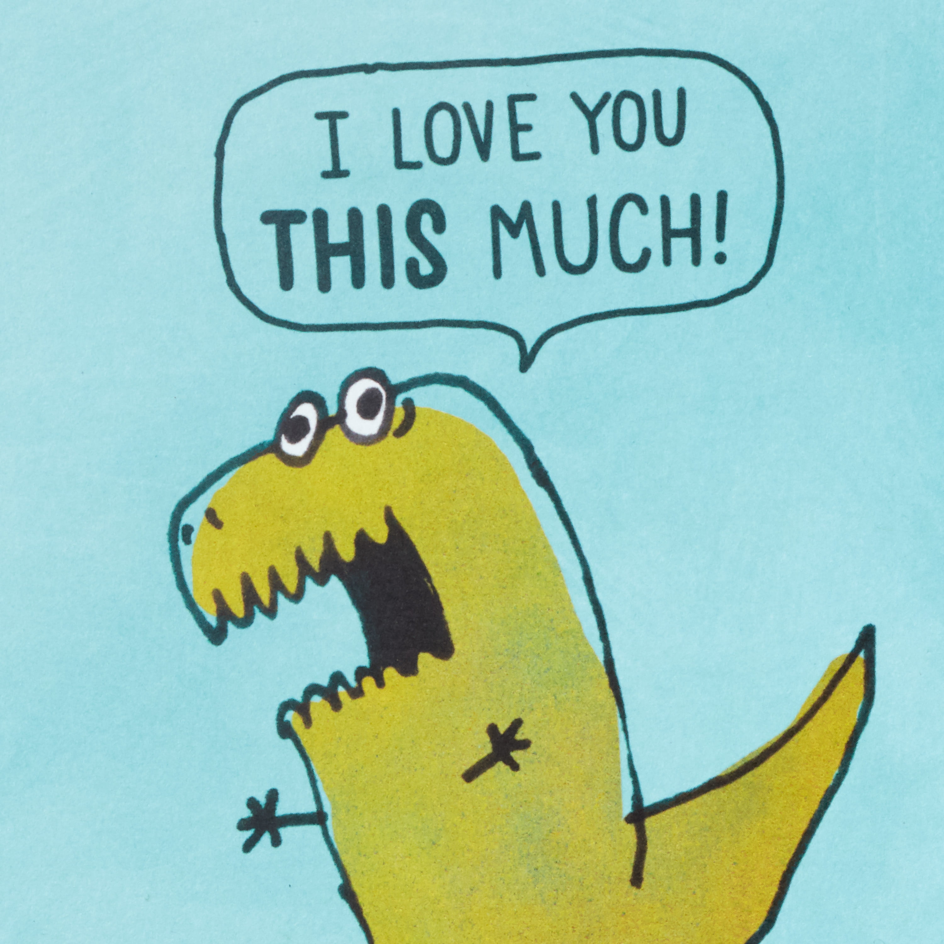 Tea Birthday Anniversary Card Youre my person Cute Dinosaur Greeting Card for her/him 