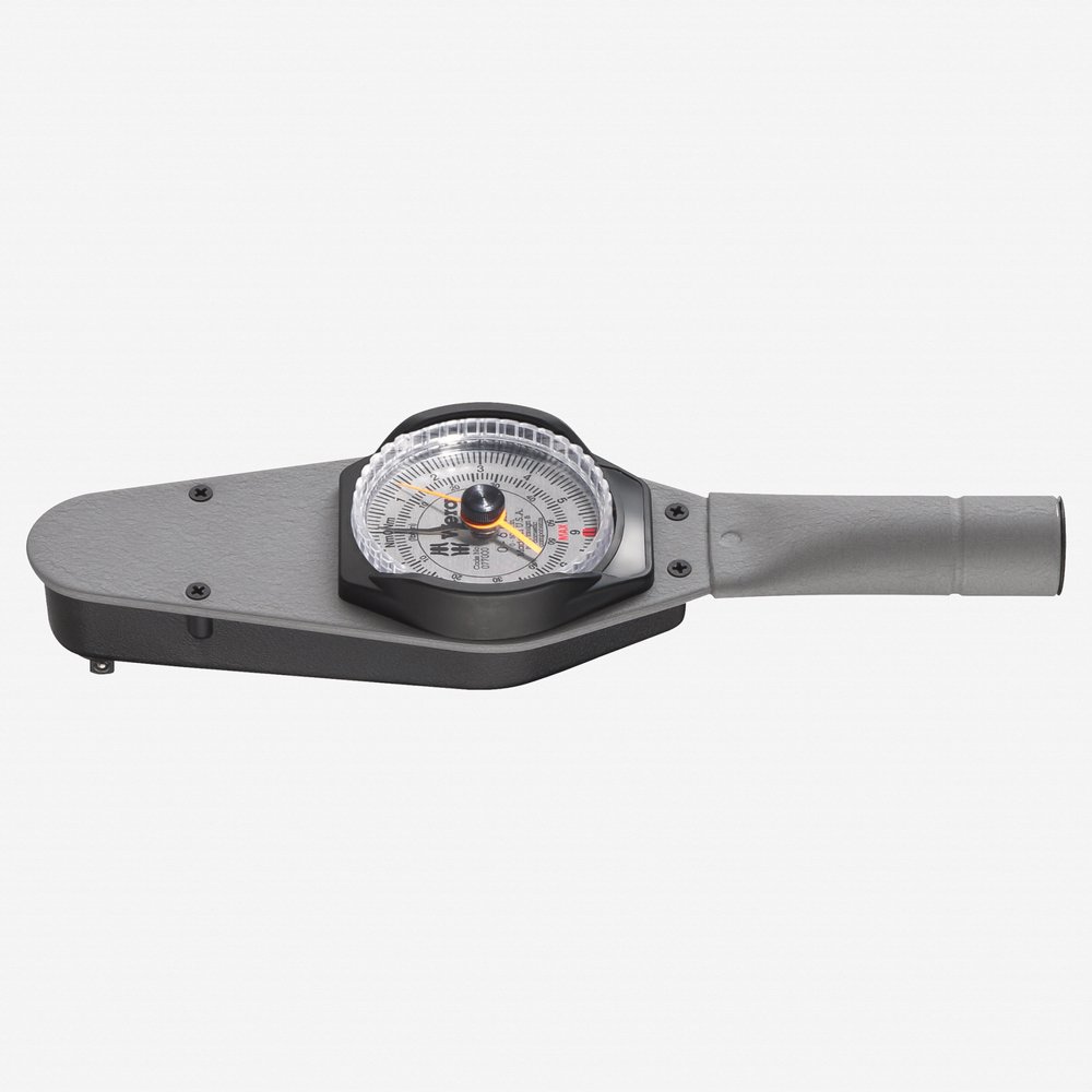 Wera 077001 015 Nm Dial Torque Wrench with Drag Pointer 3/8" Drive