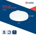 thumbnail image 4 of Lithonia Lighting FMLRL 11 14840 M4 LED Round Puff Fixture - 11 in., 4 of 5