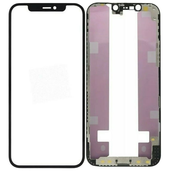 Replacement Front Top Glass With Frame Adhesive OCA For Apple iPhone XS Max - Black