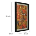 thumbnail image 5 of 14 x 32 Handmade Abstract Shadow Box Wall Decor, Multicolor- Saltoro Sherpi, 5 of 5