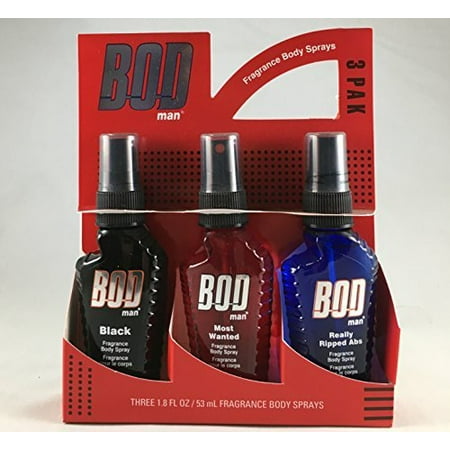 Bod Man Trio Body 1.8 oz Spray Gift Set