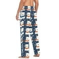 thumbnail image 7 of Polar Bears Snow Mens Pajama Pants Cotton Elastic Waistband Lounge Sleep Pajama Bottoms Pj with Pocket, 7 of 7