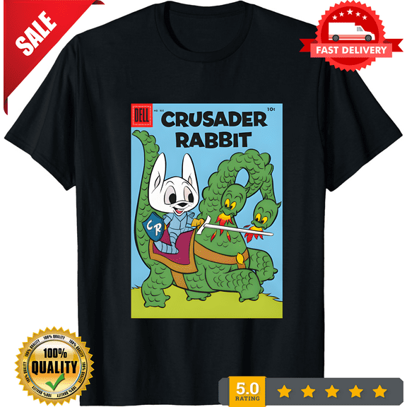Crusader Rabbit #805 (May 1957) Short-Sleeve Unisex T-Shirt, LIMITED EDITION-TH65944