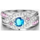 thumbnail image 3 of Fiudx Anillo Ancho Trenzado Relleno de Circon S925 para Mujer, Talla 6-10, 3 of 5