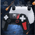 thumbnail image 3 of PS5 Controller Cover Case, Anti-Slip Silicone Cover Skin Compatible With PS5 Controller With Thumb Grip Caps, Joystick Protectors And Cover Wrap Sticker(2 Packs), 3 of 8