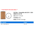 thumbnail image 2 of Oil Filter - Compatible with 2010 - 2024 BMW X5 4.4L V8 2011 2012 2013 2014 2015 2016 2017 2018 2019 2020 2021 2022 2023, 2 of 2
