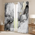 thumbnail image 2 of Manfei Gradient Marble Curtains Pack of 2 (42x84 Each) for Adults Female Men,Abstract Marbling Watercolor Curtains Blackout,Stone Pattern Bedroom Curtains,Luxury Bedroom Decor, 2 of 6