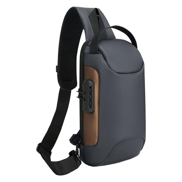 Moda hombres bolso de pecho bolso de hombro bolso de pecho mochila correa ajustable crossbody