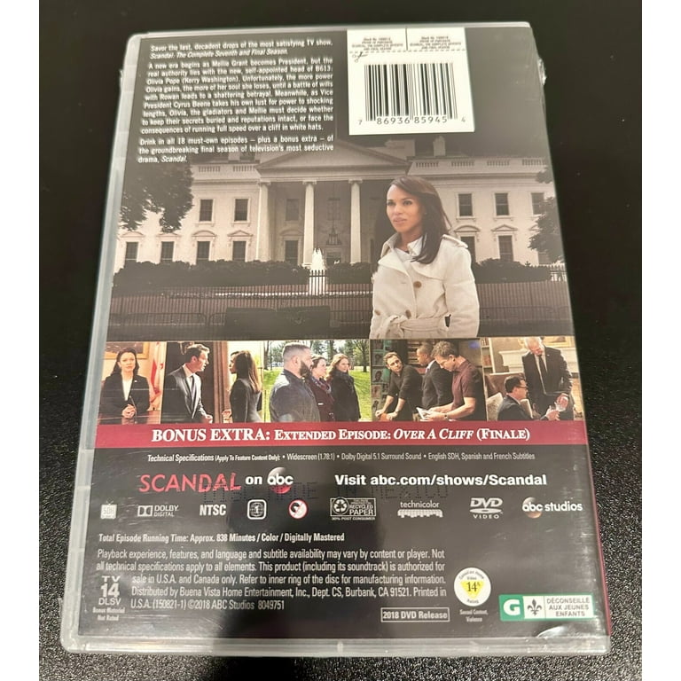 Scandal: The Complete Sixth and Seventh Seasons - Walmart.com