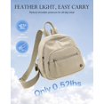 thumbnail image 6 of SPEKSEE Women Mini Lightweight Nylon Backpack, Water Resistant Casual Small Daypack Purse, Multi-Pocket Travel Backpack for Daily Commute, Shopping & Short Trip, 6 of 10