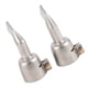 thumbnail image 3 of 2Pcs Welding Gun Nozzle Flat 120 Degree Stainless Steel Hot Air Plastic Weld Torch Accessories, 3 of 5
