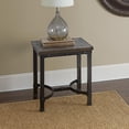thumbnail image 4 of Ambrose Square End Table in Rustic Brown, 4 of 7