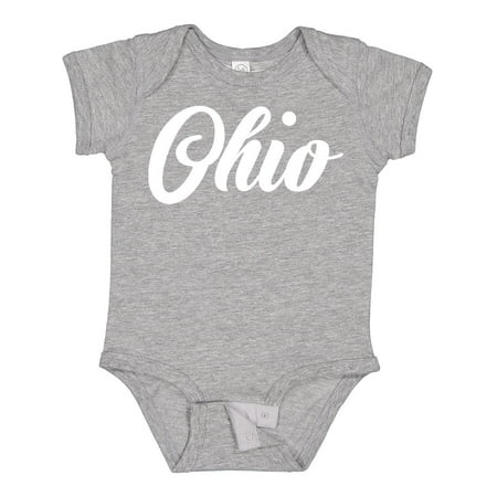 

Inktastic Ohio Text Gift Baby Boy or Baby Girl Bodysuit