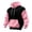 Pink, variant on IAJDKMEK Men's Hoodie Sweatshirt Long Sleeve - Color Block with Pockets Casual Sports Pullover, Comfortable Hooded Top for Men,Blue L