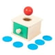 thumbnail image 4 of Bola de desarrollo de madera, de juguete, caja de permanencia, juguetes Montessori con forma de cajón, caja de caída, juguete educativo, regalo, 4 of 9
