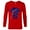 New Red, variant on Marvel Spider-Man: Across the Spider-Verse 2099 Glitch - Long Sleeve T-Shirt for Men - Customized-White