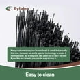 thumbnail image 6 of Eyliden Heavy-Duty Stiff Bristle Broom, Outdoor Commercial, Perfect for Courtyard Garage Lobby Mall Market Floor, 54.3 in, Blue, 6 of 9