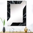 thumbnail image 1 of Designart "Noir Curves in Silk Fractal Patterns II" Abstract Fractal Oversized Wall Mirror - Modern Abstract Hallway Decorative Wall Mirrors - Multiple Color Options, 1 of 6