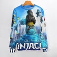 thumbnail image 2 of Ninjago Unisex Sweater Long Sleeve Fall Casual Crewneck Tops Pullover Active Streetwear Fashion Sweatshirt 2XL, 2 of 6
