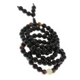 thumbnail image 2 of Brazalete de s de obsidiana larga personalizada Ratón Hugo Pulsera de cuentas de obsidiana, 2 of 10