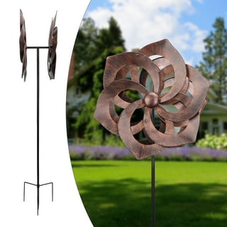  Snowflake Stripes Wind Spinner Outdoor Clearance,8 Round  Flower Garden Yard Lawn Outside Art Hanging Windmills Ornaments Sublimation  Metal Wind Sculptures Spinners Blanks Blush Pink Winter Christmas : Patio,  Lawn & Garden