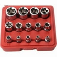 thumbnail image 2 of 14Pcs E-Torx Star Socket Set with Case, 1/4, 3/8, 1/2 in. Drive Female External Star Socket Set E4-E24 Torque Socket Set, 2 of 6