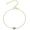 Dainty - Yellow Gold, variant on 14K Gold Plated Cubic Zirconia Solitaire Diamond Bracelet | Bridesmaid Bracelets | Curb Cable Bracelets for Women