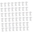 thumbnail image 5 of kowaku 5xClear Heads Twist Pins Spiral Screws for Upholstery Round Shape S 50 Pack 5 Pcs, 5 of 9