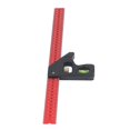 thumbnail image 4 of Adjustable Sliding Ruler Precise Aluminum Alloy 90 45 Degree Combination Angles Ruler for Accurate Measurements, 4 of 5