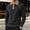 1# Black, variant on Long Sleeve Polo Shirts Men Golf Fashion Casual Shirt Raglan Button Tee Collared Pullover Tops Cotton Blend