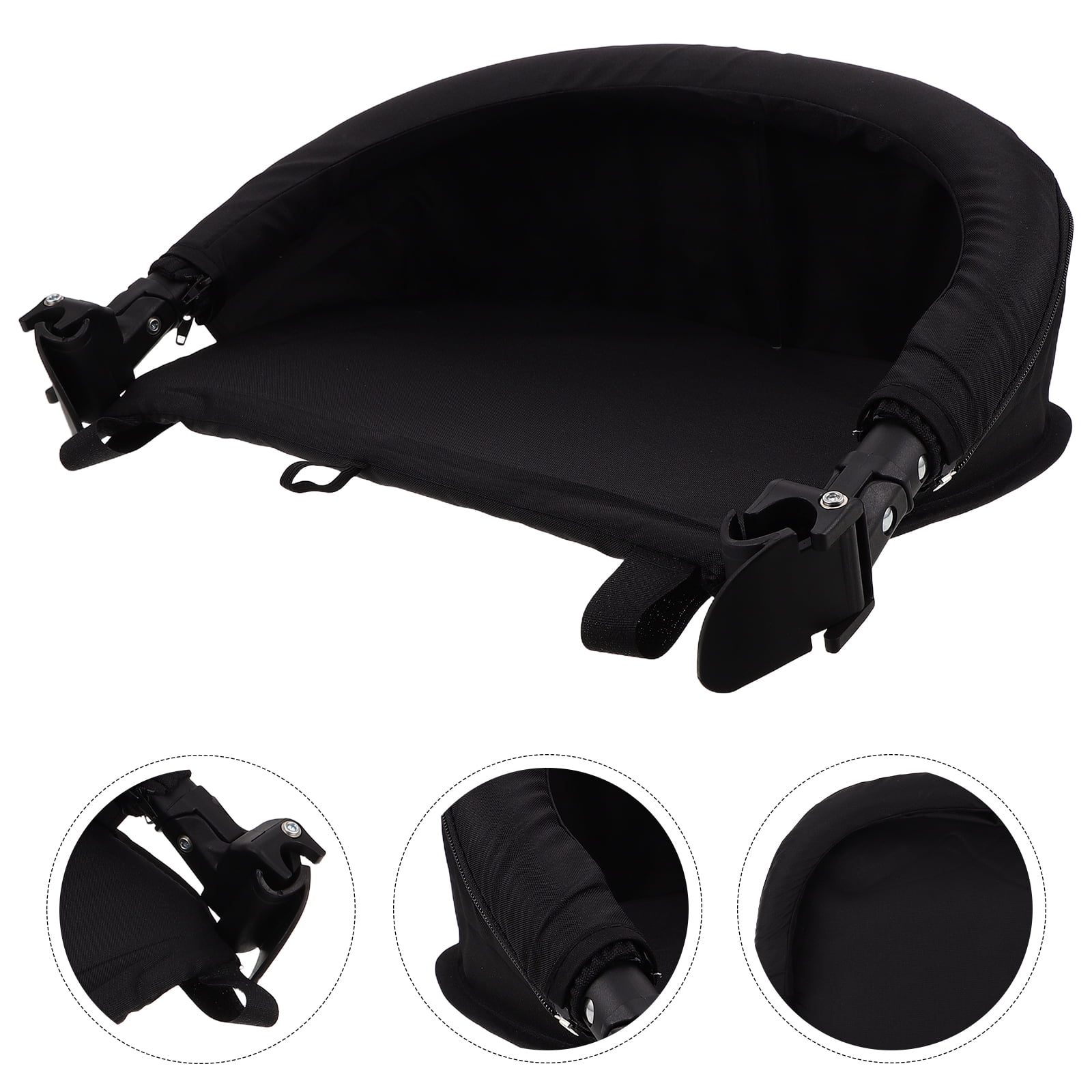 HONMEET Baby Stroller Footrest Extension - Foldable Adjustable Leg Rest with Extended Seatboard for Infant Strollers