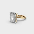 thumbnail image 3 of 1 Carat Stunning IGI Certified Lab Grown Diamond Proposal Ring Solid 10K Yellow Gold | Radiant Cut Solitaire Diamond Rings for Women | Size 10 Diamond-Capitals, 3 of 9